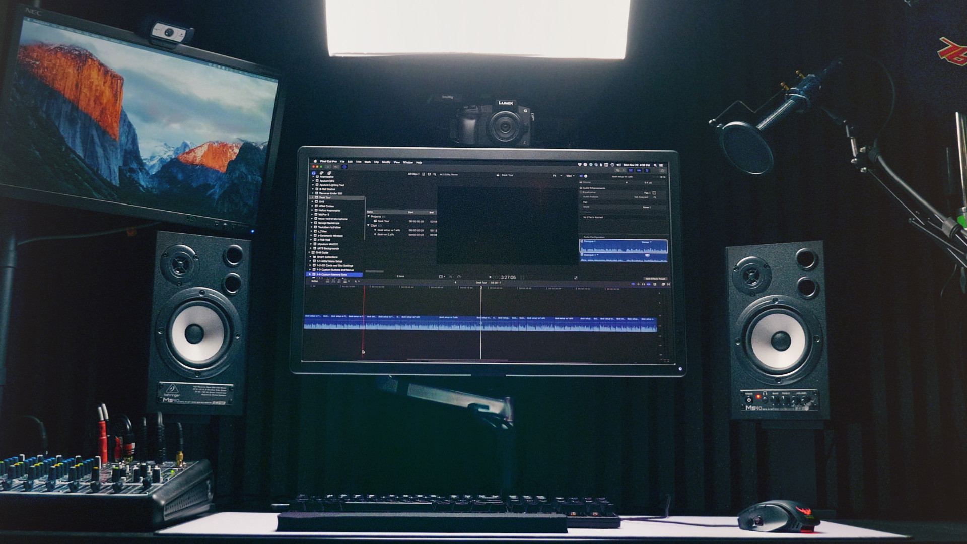 video editing suite setup