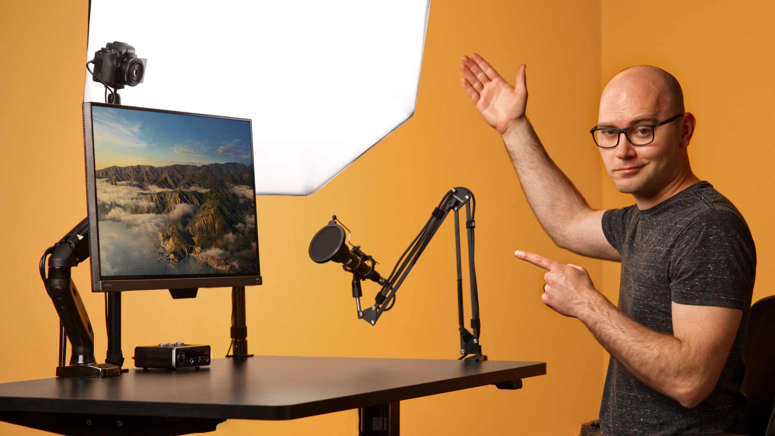 Video Desk Setup for Under 2,000!